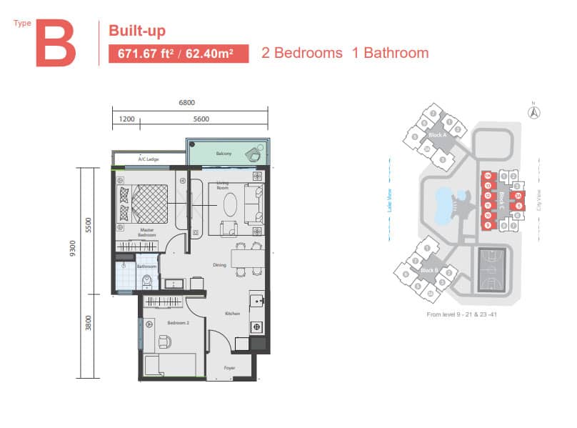 baron type b Floor plan